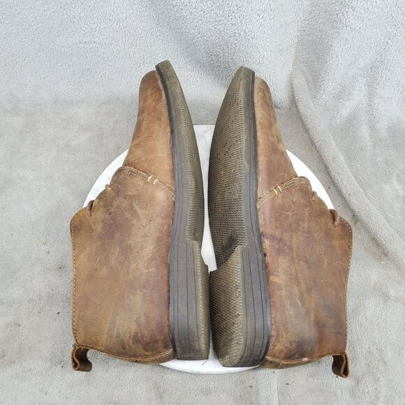 Target Shoes Mens Size 11 Brown Leather Lace Up Chukka Boots